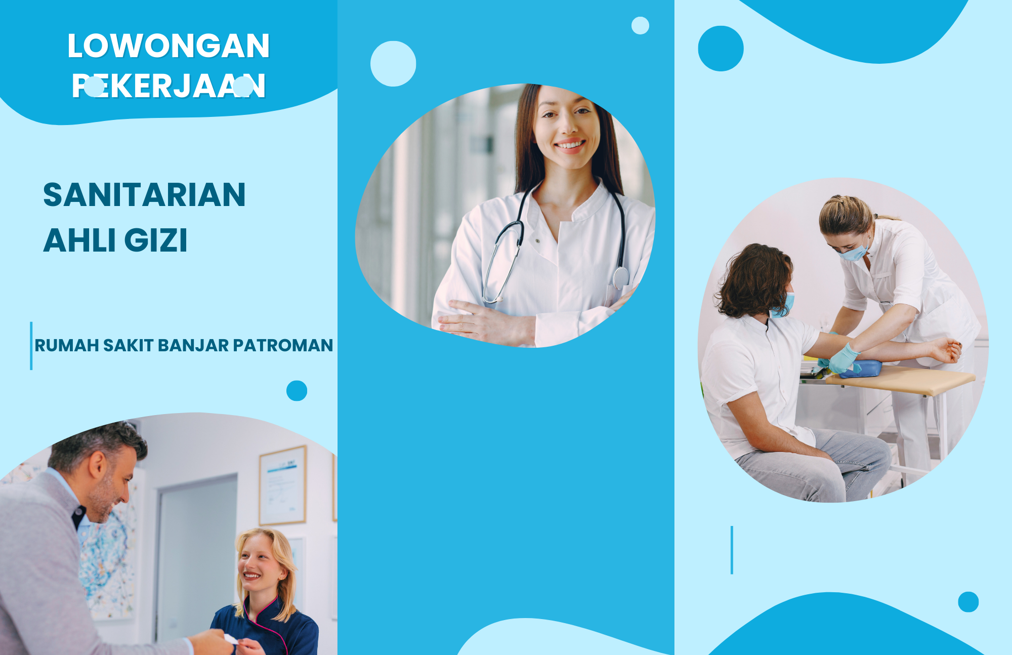 BURUAN DAFTAR! Rumah Sakit Banjar Patroman Buka Lowongan Kerja Sanitarian & Ahli Gizi Hingga 1 Maret 2025