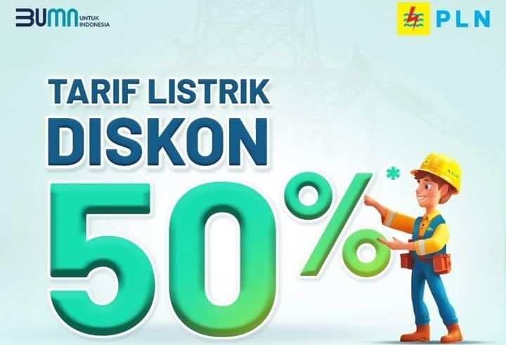 Selamat Anda Mendapatkan Diskon Tarif Listrik 50 Persen Selama 2 Bulan, Ini Ketentuannya