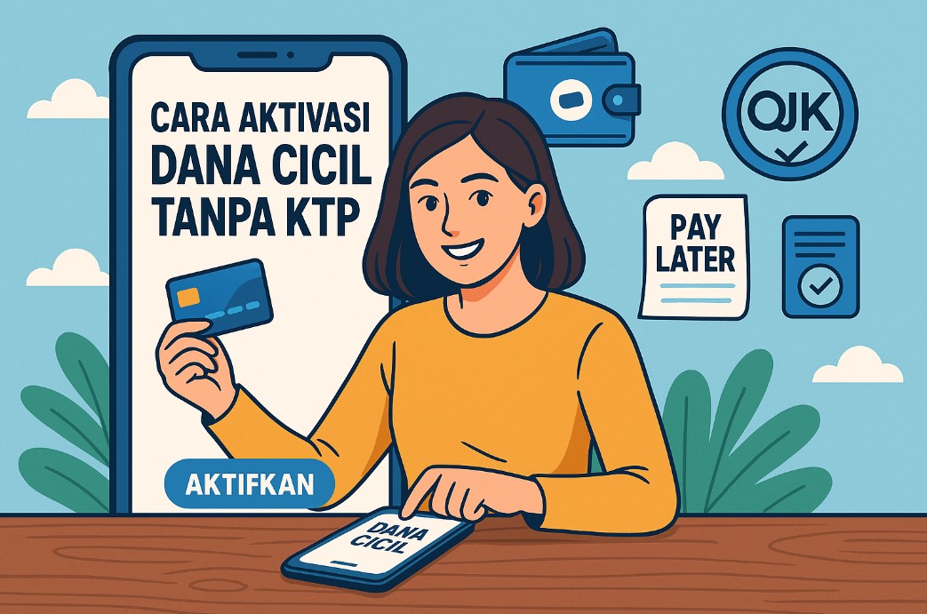Cara Aktivasi Dana Cicil Tanpa KTP, Pinjaman Resmi OJK, Cicilan Mudah Lewat Saldo DANA dan Paylater