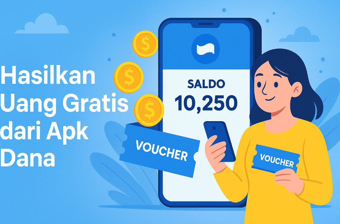Hasilkan Uang Gratis dari Aplikasi (Apk) Dana dengan Voucher dan Saldo Dana Gratis
