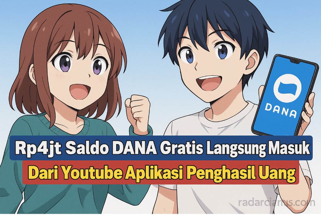 Dapatkan Saldo DANA Gratis dari Youtube Lewat Aplikasi Penghasil Uang Ini, Coba Sekarang Juga