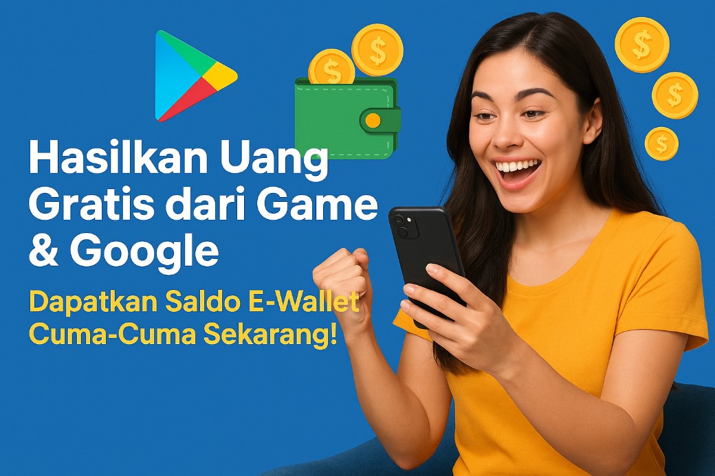 Hasilkan Uang Gratis dari Game & Google Playstore, Dapatkan Saldo E-Wallet Cuma-Cuma Sekarang!