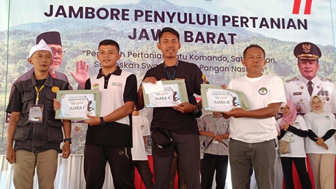 Perhiptani Kabupaten Ciamis Raih Juara Umum Jambore Penyuluh Pertanian Jawa Barat 2025