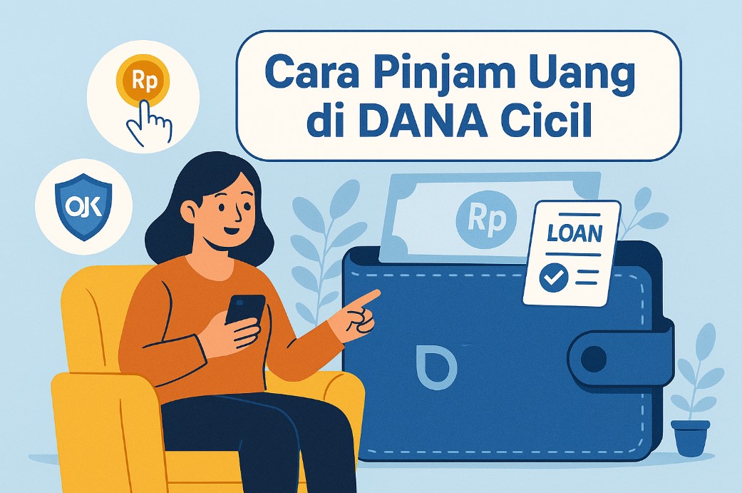 Cara Pinjam Uang di Dompet Digital DANA Cicil Resmi OJK, Bukan Pinjol dan Aman dari Risiko