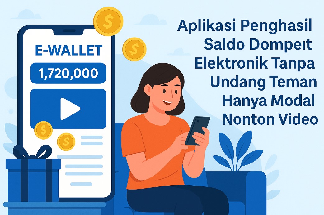 Aplikasi Penghasil Saldo DANA Gratis Tanpa Undang Teman Hanya Modal Nonton Video