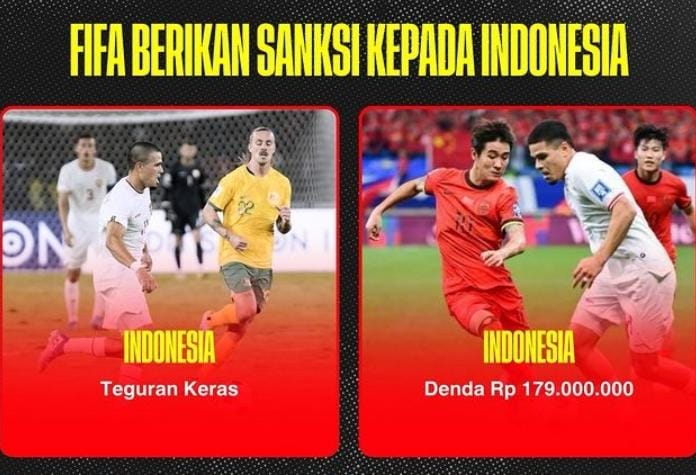 Waduh, FIFA Jatuhkan Sanksi untuk Timnas Indonesia, Ini Penyebabnya