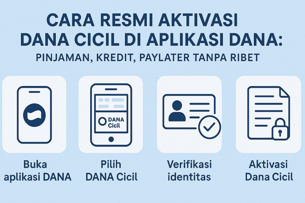 Cara Resmi Aktivasi Dana Cicil di Aplikasi Dana, Pinjaman, Kredit, Paylater Tanpa Ribet