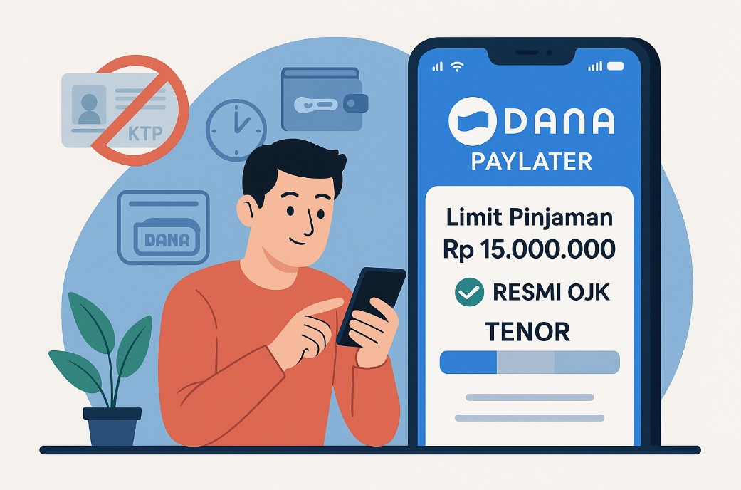 Cara Aktifkan Dana Paylater Resmi OJK, Pinjam Dana Tanpa KTP, Limit Besar, Tenor Fleksibel & Aman