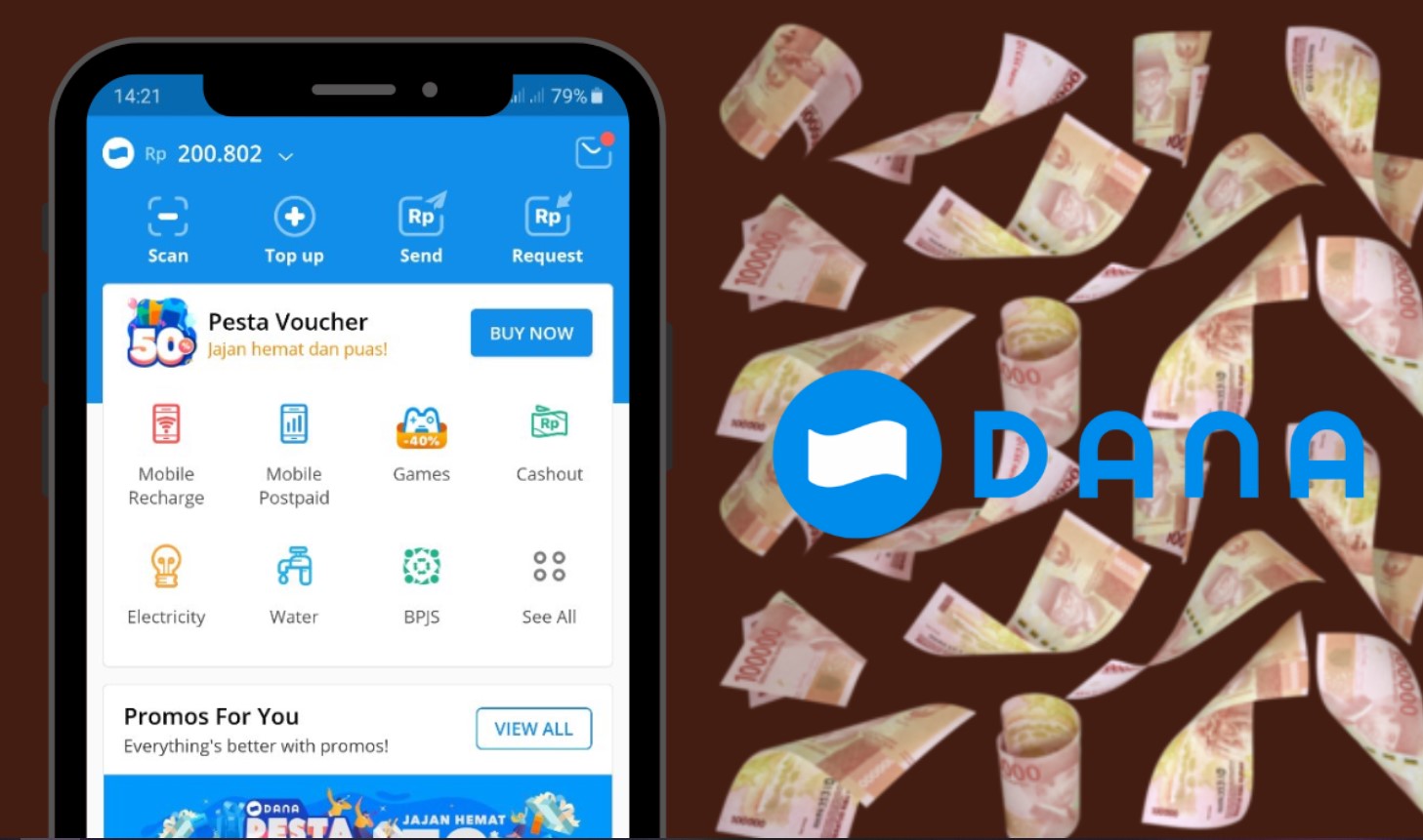 Cara Mendapatkan Saldo DANA Gratis dari Aplikasi DANA, Dompet Elektronik dengan Bonus Hingga Rp300 Ribu