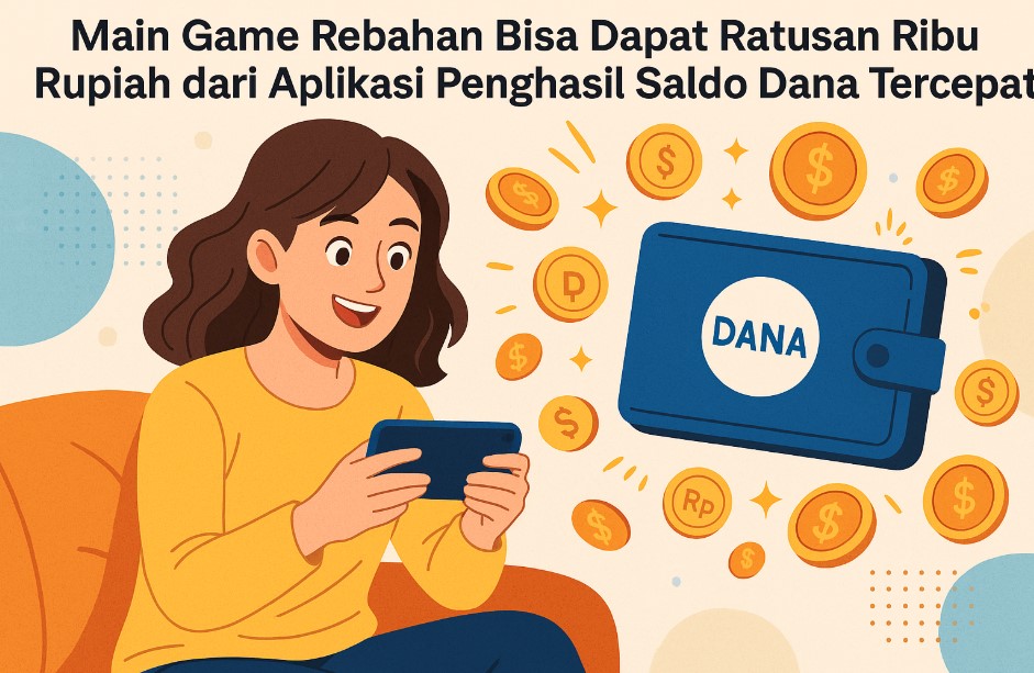 Main Game Rebahan Bisa Dapat Ratusan Ribu Rupiah dari Aplikasi Penghasil Saldo Dana Tercepat