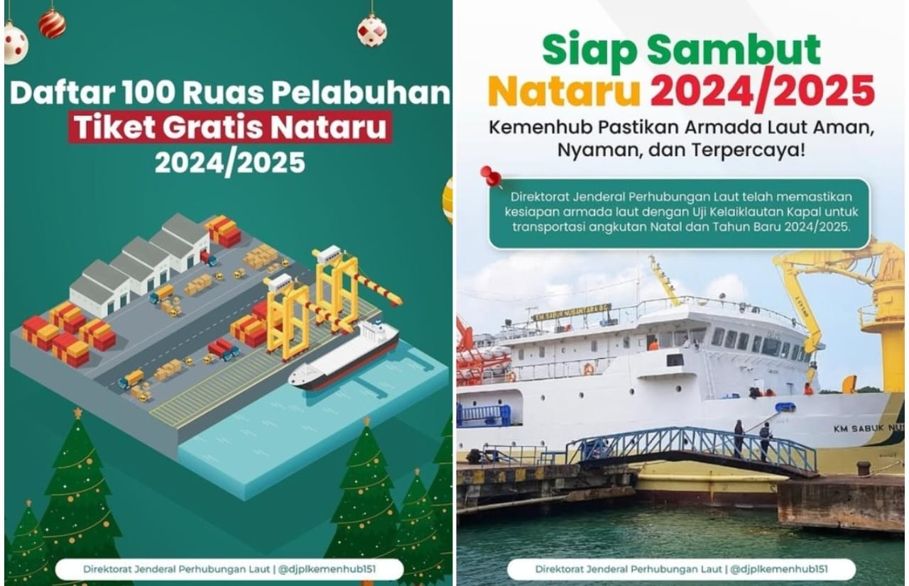 Lengkap, Ini Daftar 100 Ruas Pelabuhan Mudik Gratis Nataru 2024/2025 Beserta Kuota Penumpangnya