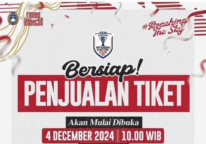 Daftar Harga Tiket Timnas Indonesia di Babak Grup B Piala AFF 2024, Yang Termurah Mulai Rp125 Ribuan