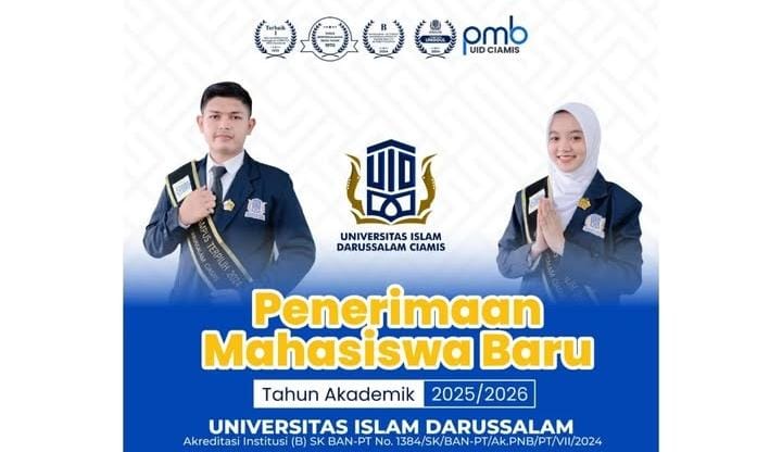 UID Ciamis Buka Penerimaan Mahasiswa Baru Tahun Akademik 2025/2026, Ini Jalur Masuk yang Bisa Dipilih