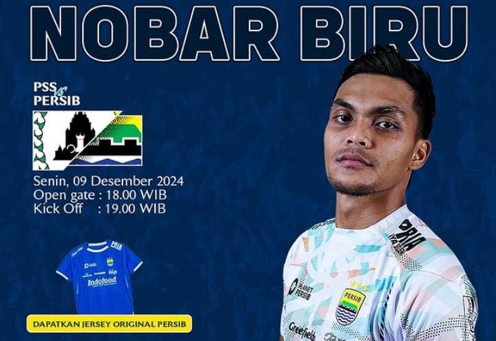 Ini Lokasi Nobar Persib vs PSS Sleman pada Laga Pekan ke-13, Bobotoh Dilarang Hadir ke Stadion Manahan