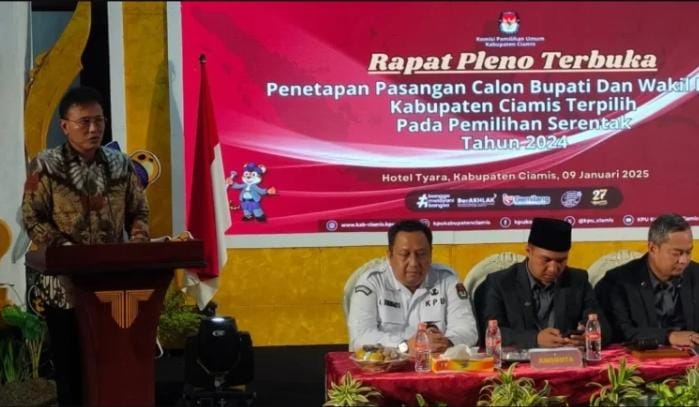 Ini Kata Herdiat Sunarya Usai Ditetapkan Sebagai Bupati Ciamis Terpilih Periode 2025-2030