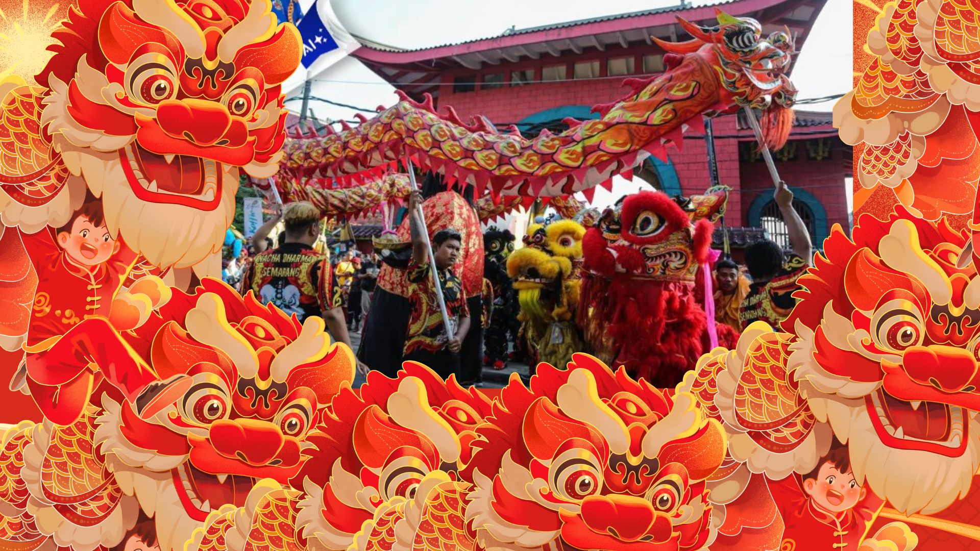 Meriah! Puncak Perayaan Cap Go Meh 2576 di Ciamis, Datangkan Grup Barongsai dari Semarang. Ini yang Terjadi!