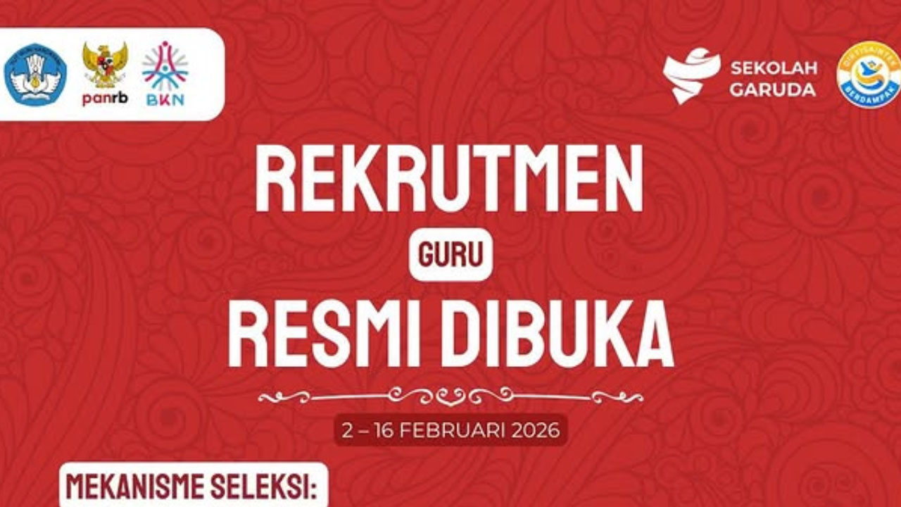 Rekrutmen Guru SMA Garuda Baru 2026 Resmi Dibuka Mulai 2 Februari