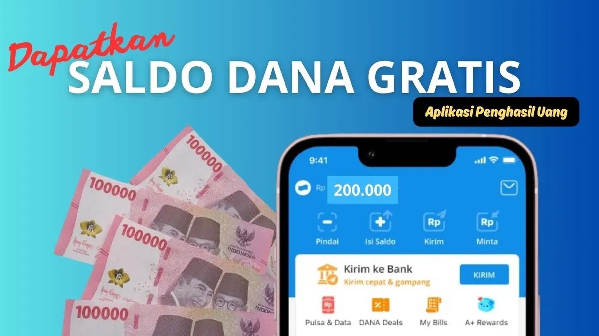 Klaim Saldo Rp300.000 dari Link Dana Kaget Terbaru 2025 Lewat Aplikasi Dompet Digital Gratis