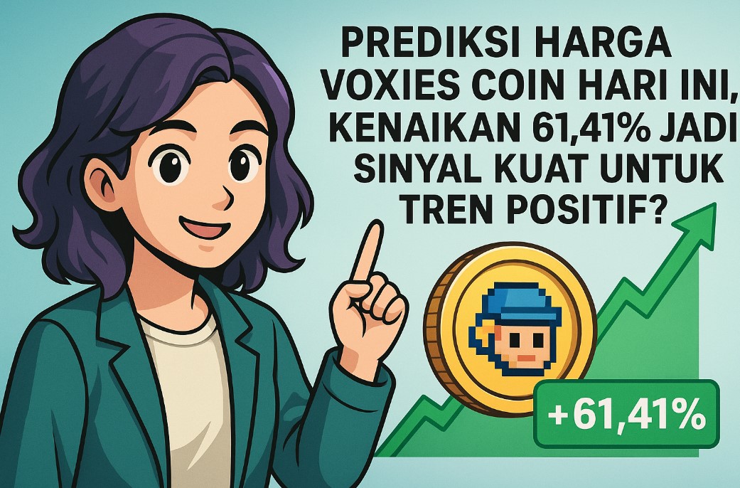 Prediksi Harga Voxies Coin Hari Ini, Kenaikan 61,41% Jadi Sinyal Kuat untuk Tren Positif?