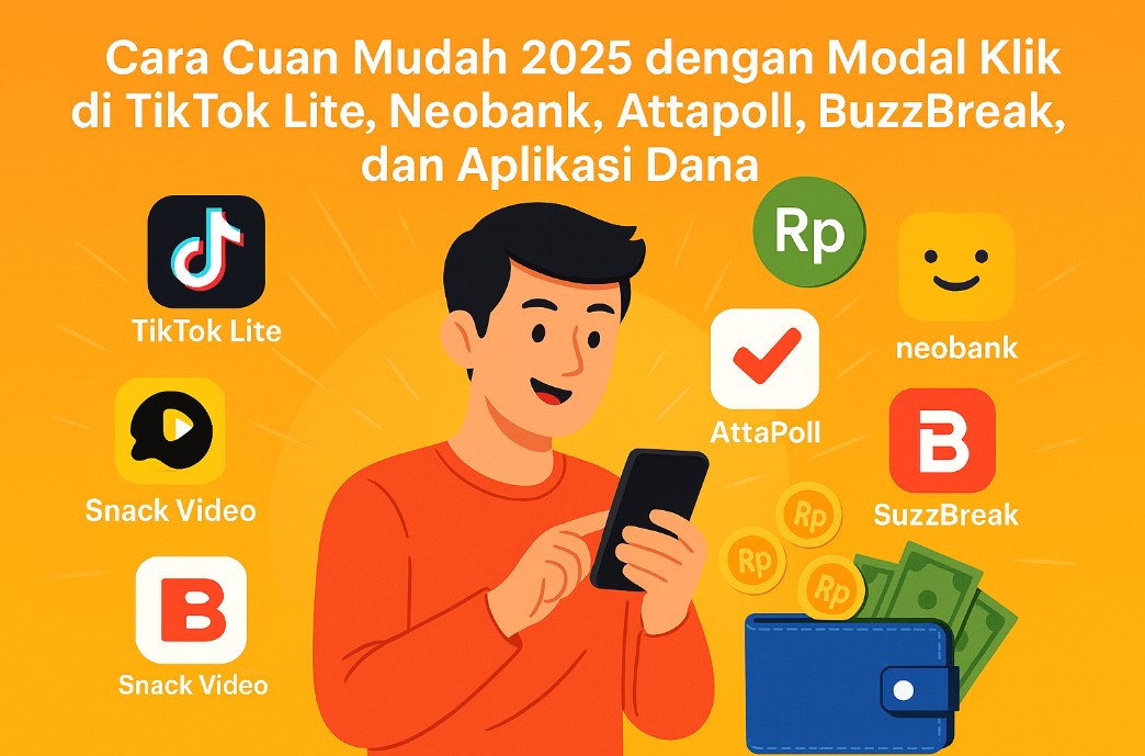 Cara Cuan Mudah 2025 dengan Modal Klik di Aplikasi Penghasil Saldo DANA Gratis