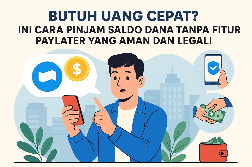 Butuh Uang Cepat? Ini Cara Pinjam Saldo DANA Tanpa Fitur PayLater yang Aman dan Legal