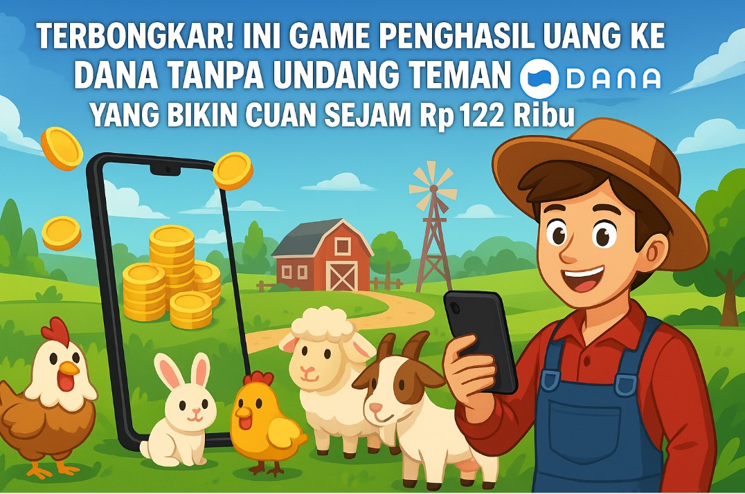 Terbongkar! Ini Game Penghasil Uang ke DANA yang Bikin Cuan Sejam Rp122 Ribu!