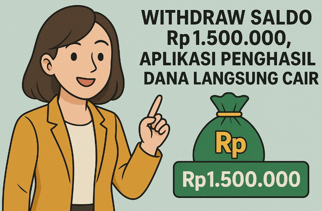 Cuma Modal HP, Aplikasi Penghasil Dana Ini Bisa Hasilkan Rp1,5 Juta Langsung Cair