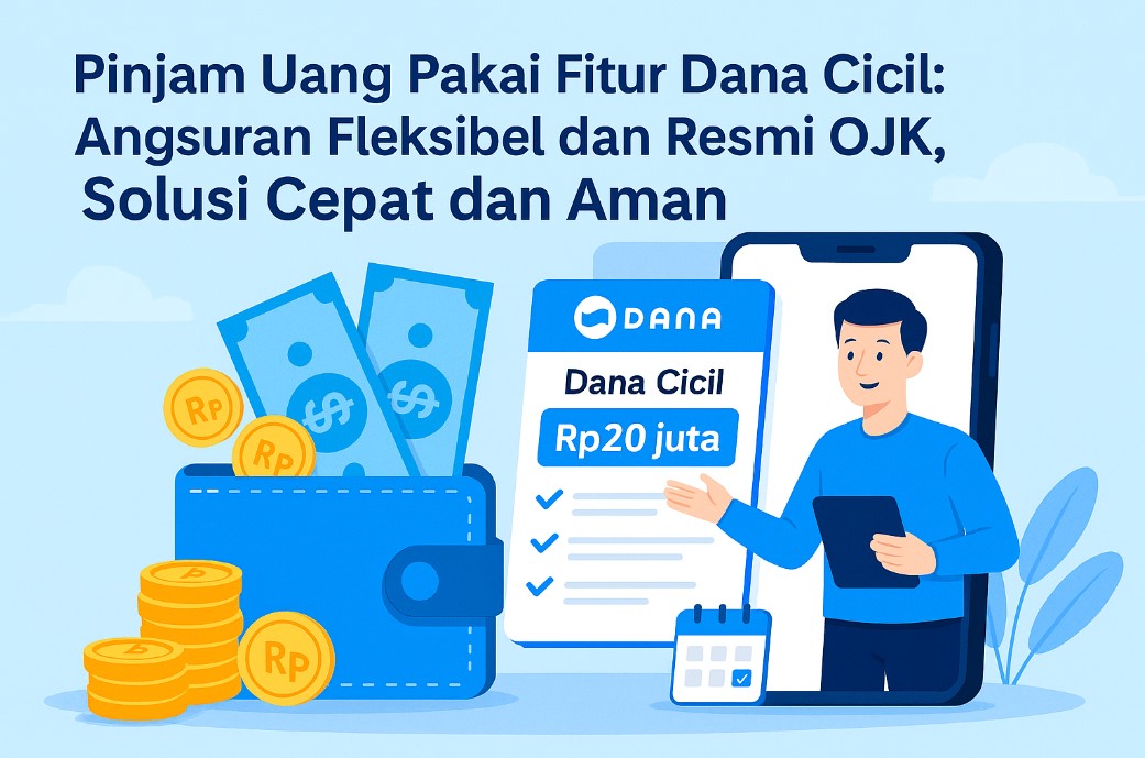 Pinjam Uang Pakai Fitur Dana Cicil, Angsuran Fleksibel dan Resmi OJK, Solusi Cepat dan Aman
