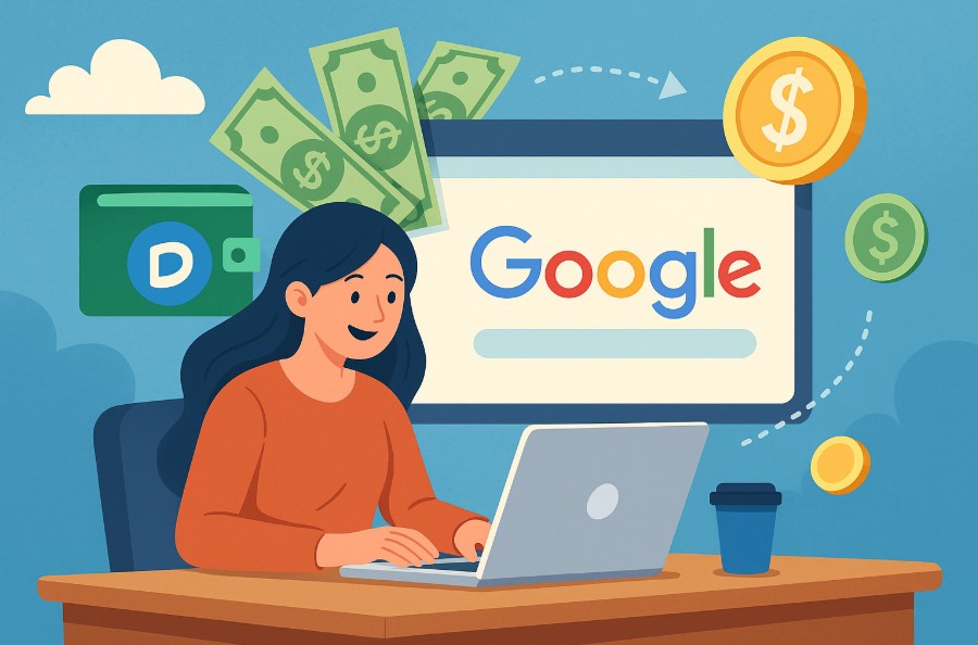Kerja Online Dibayar Lewat DANA Gratis 2025, Cara Mudah Dapat Saldo DANA Gratis dari Google