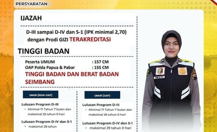 Mau Jadi Polisi? Ikuti Penerimaan Bakomsus Polri 2025, Ini Jadwal dan Persyaratannya