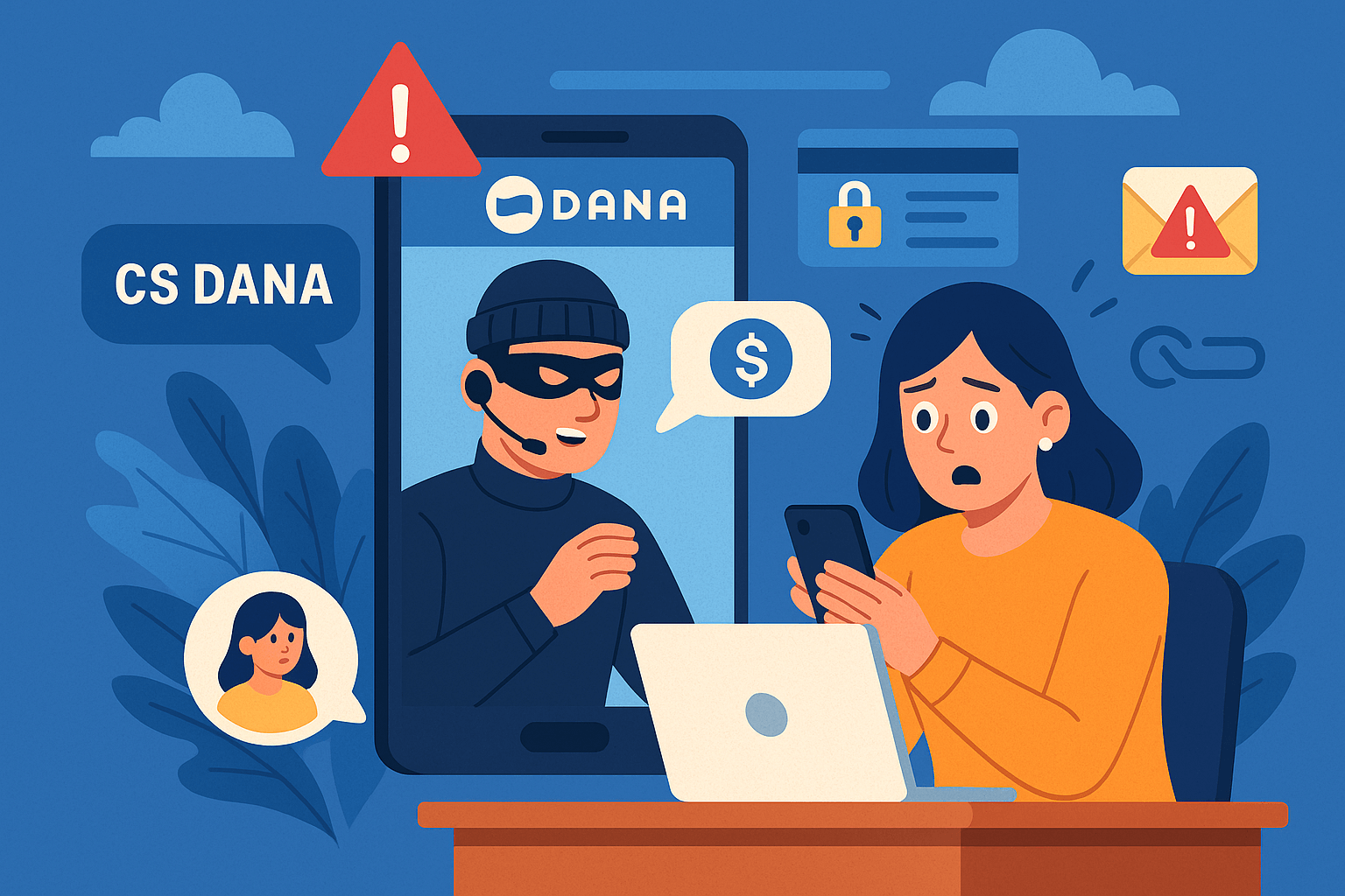 Waspada Modus Penipuan CS DANA Palsu Lewat WhatsApp dan Media Sosial, Jangan Sampai Tertipu