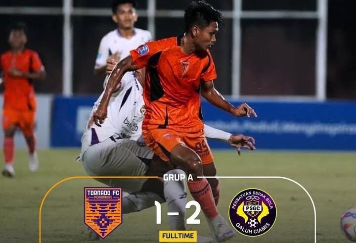 PSGC Ciamis Kalahkan Tornado FC Pekanbaru 2-1, Laskar Singacala Puncaki Klasemen Grup A PNM Liga Nusantara