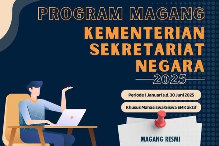 Kemensetneg Kembali Buka Lowongan Magang Bagi Mahasiswa dan Pelajar, Ini Persyaratannya