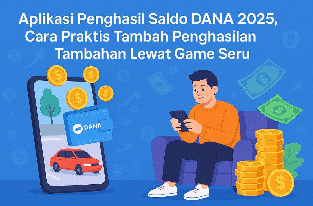 Aplikasi Penghasil Saldo DANA 2025, Cara Praktis Tambah Penghasilan Tambahan Lewat Game Seru