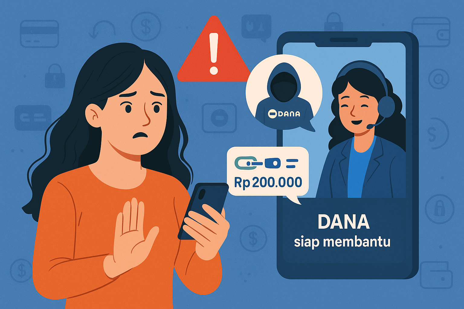 Waspada Modus Penipuan CS DANA Palsu di Aplikasi Dompet Digital, Ini Ciri Asli dan Penipunya!