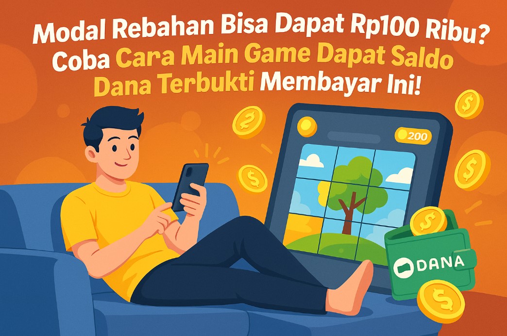 Modal Rebahan Bisa Dapat Rp100 Ribu? Coba Cara Main Game Dapat Saldo Dana Terbukti Membayar Ini