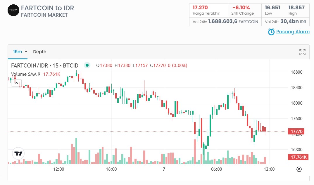 Prediksi Harga FARTCOIN, Apakah Altcoin Ini Akan Bullish atau Justru Mengalami Dump?