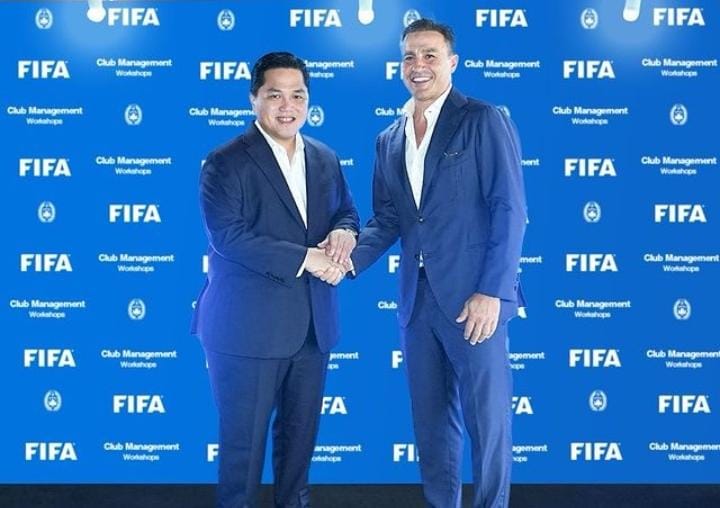 Dihadapan Media Italia, Erick Thohir Sampaikan Target Timnas Indonesia Masuk 50 Besar Dunia