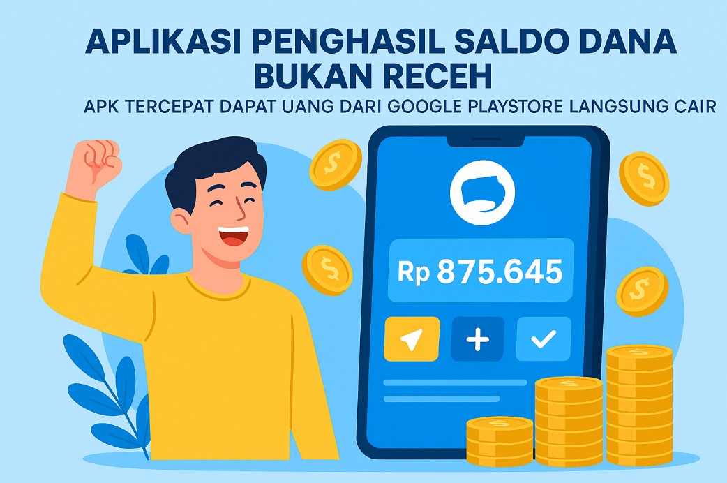 Aplikasi Penghasil Saldo DANA Bukan Receh, Apk Tercepat Dapat Uang dari Google Playstore Langsung Cair
