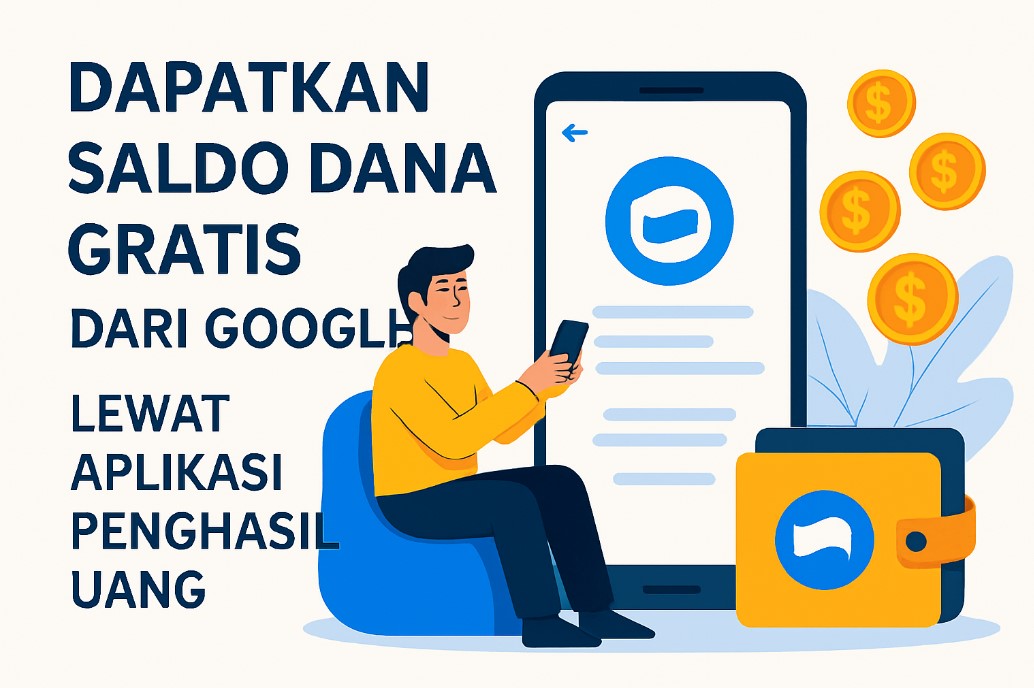 Dapatkan Saldo DANA Gratis dari Google Lewat Aplikasi Penghasil Uang Resmi di Google Play