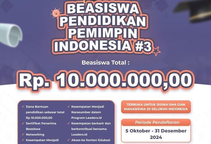 Rangkuman 10 Beasiswa Bulan Desember 2024 yang Masih Dibuka, Segera Daftar!