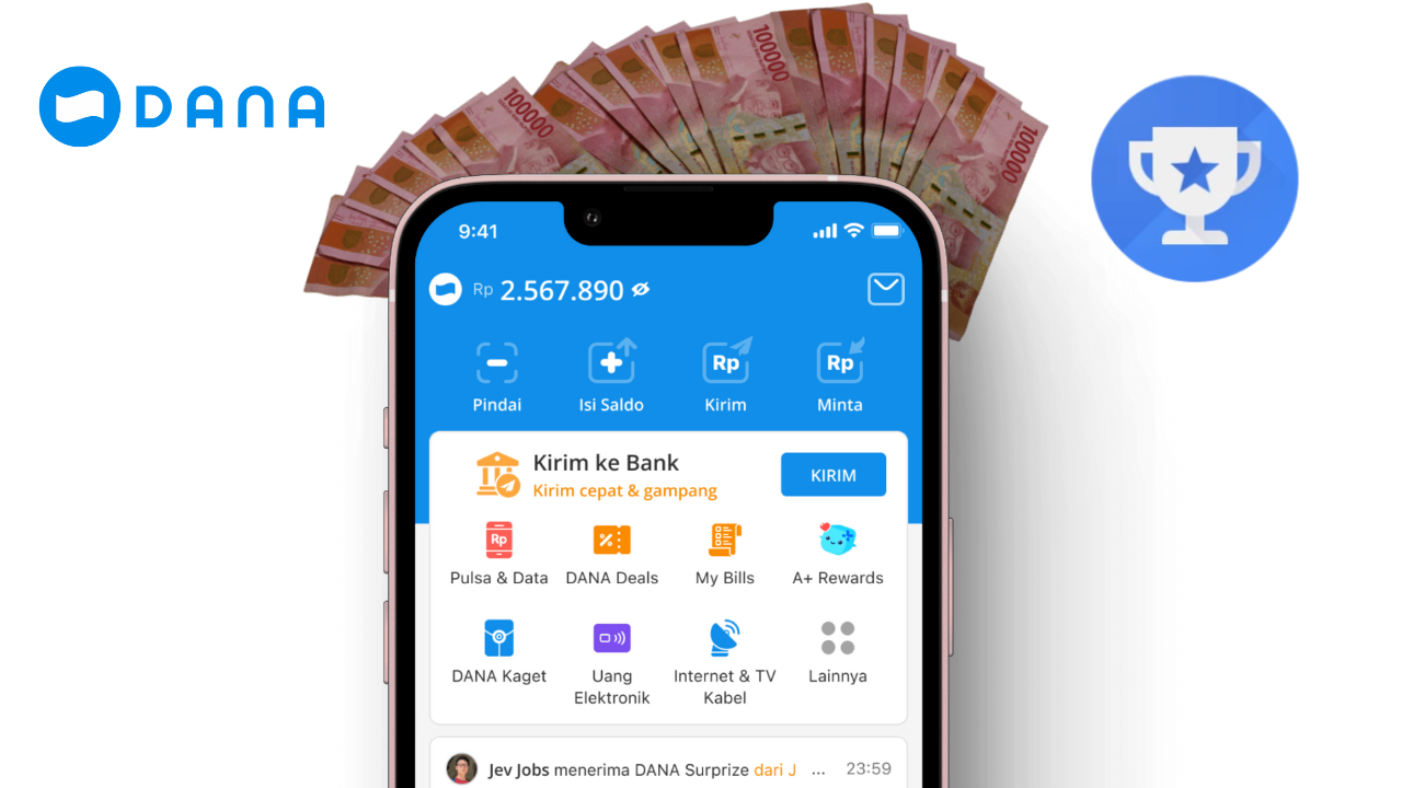 Trik Hasilkan Saldo DANA Gratis dari Aplikasi Penghasil Uang Terbaru di Google Playstore