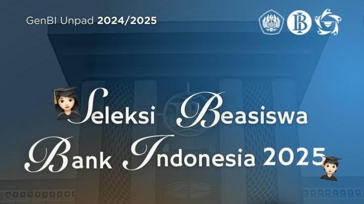 Kabar Gembira untuk Mahasiswa Unpad, Beasiswa Bank Indonesia 2025 Dibuka, Ini Syarat dan Link Daftarnya