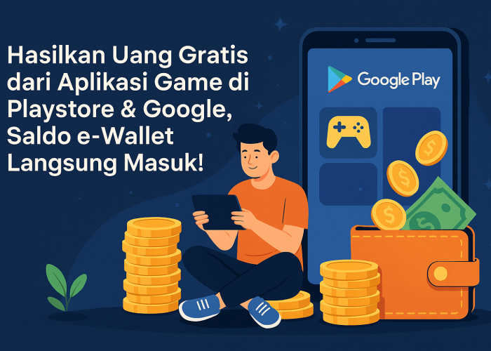 Hasilkan Uang Gratis dari Aplikasi Game di Playstore & Google, Saldo e-Wallet Langsung Masuk!