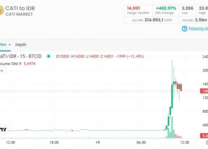 Harga CATI Coin Up 431.04%, Berikut Strategi Cut Loss dan Take Profit CATI Coin Terbaru