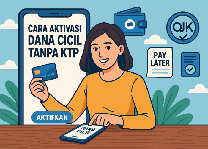 Cara Aktivasi Dana Cicil Tanpa KTP, Pinjaman Resmi OJK, Cicilan Mudah Lewat Saldo DANA dan Paylater