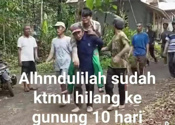 Viral! Pria di Ciamis Hilang Selama 10 Hari di Gunung Sawal, Ditemukan Selamat dalam Keadaan Lemas