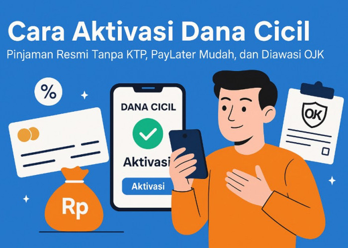 Cara Aktivasi Dana Cicil, Pinjaman Resmi Tanpa KTP, PayLater Mudah, dan Diawasi OJK