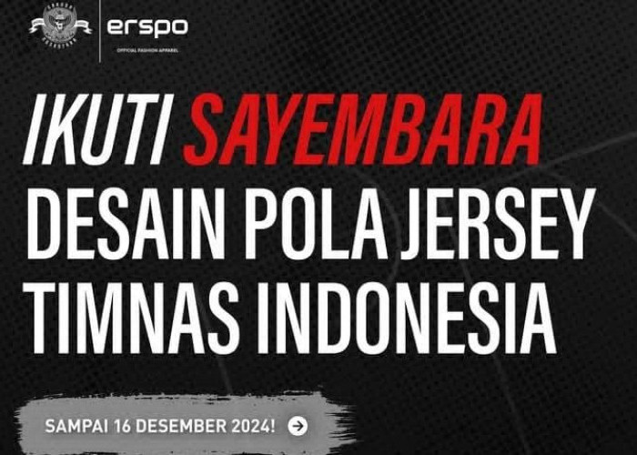 4 Ketentuan Sayembara Desain Jersey Timnas Indonesia, PSSI dan Erspo Ajak Penggemar Terlibat