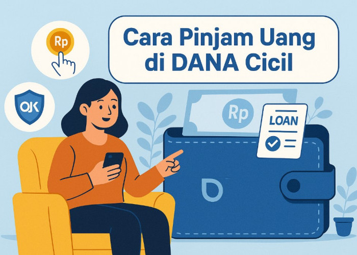 Cara Pinjam Uang di Dompet Digital DANA Cicil Resmi OJK, Bukan Pinjol dan Aman dari Risiko